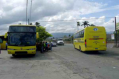 An der Busstation in La Vega treffen sich viele Buslinien
