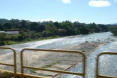 Wir überqueren den Rio Jimenoa