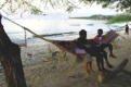 Kinder an der Playa Punta Rustia